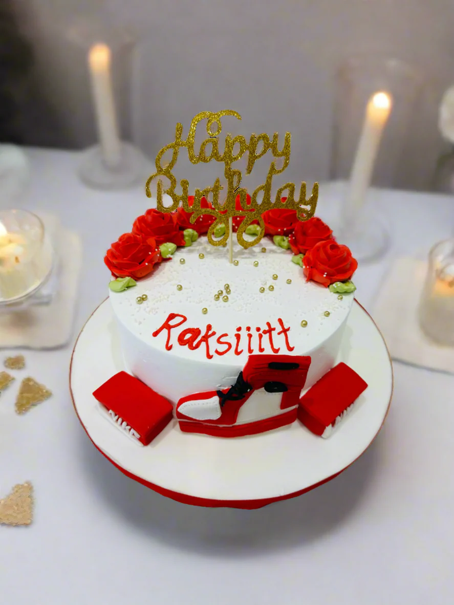 Red Jordan Cake - Image 3