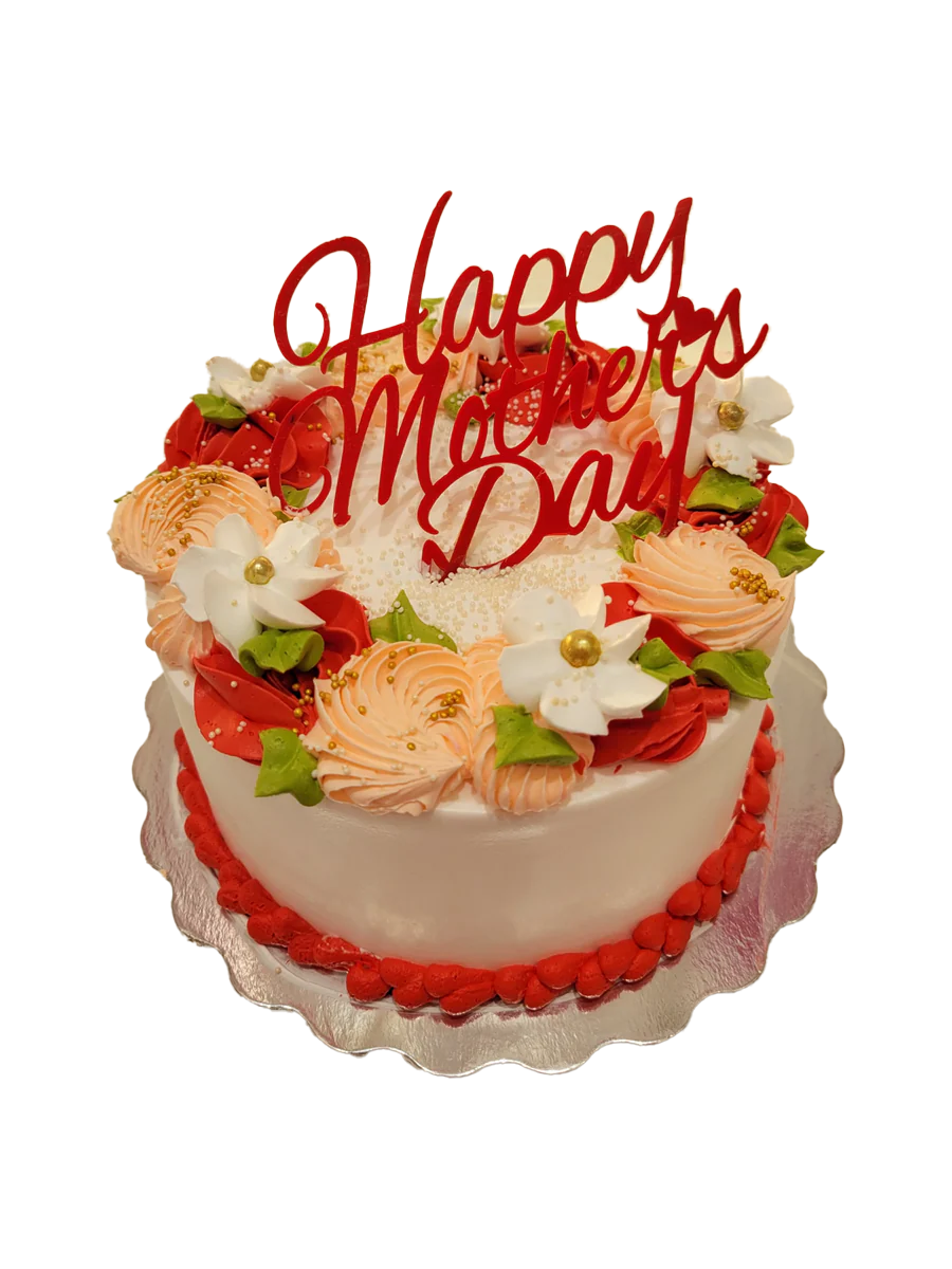 Red Mother's Day Cake