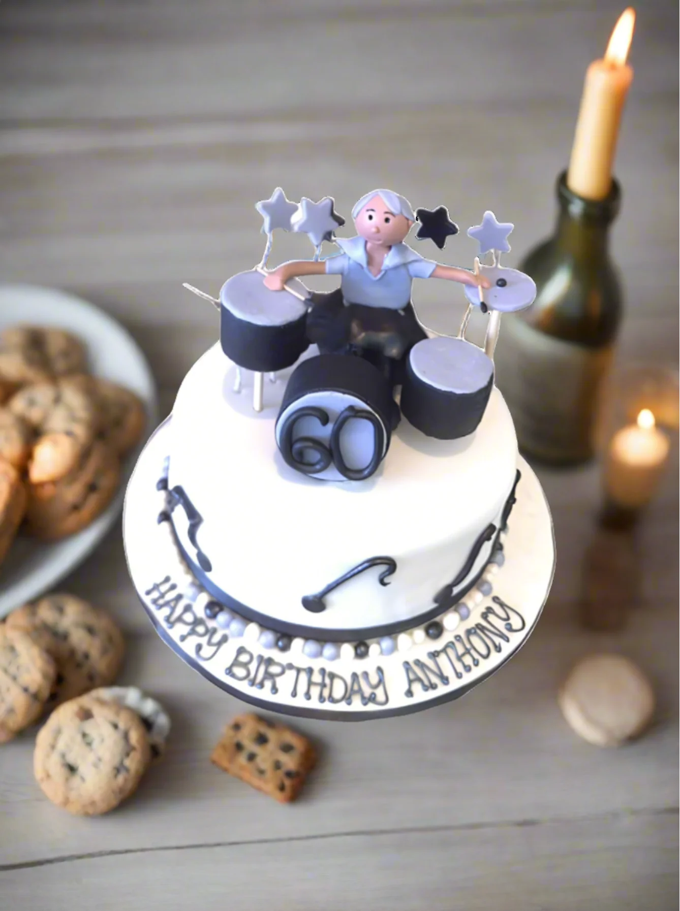 Rock Band Fondant Cake - Image 4