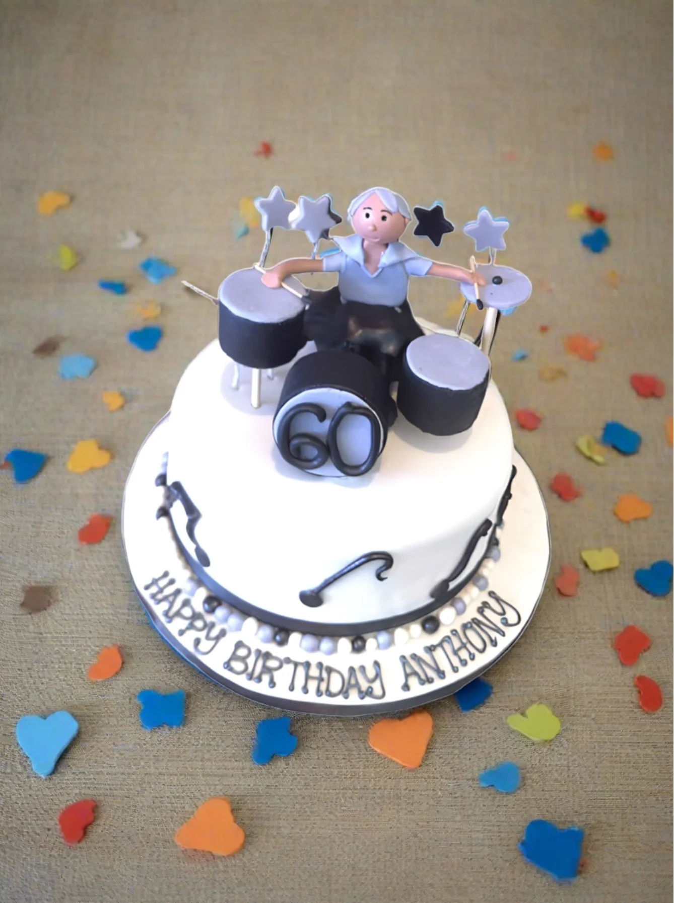 Rock Band Fondant Cake - Image 5