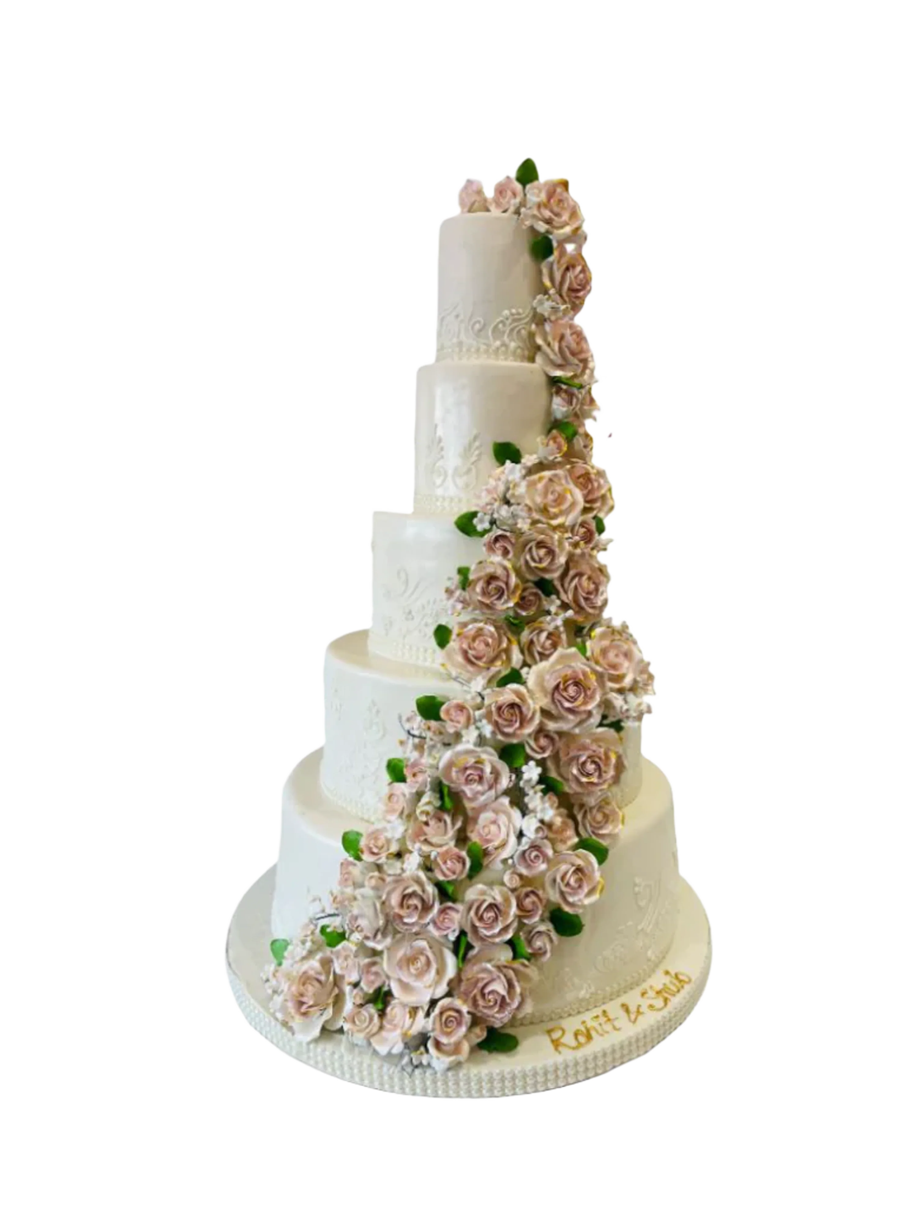 Rohit & Shub Fondant Wedding Cake