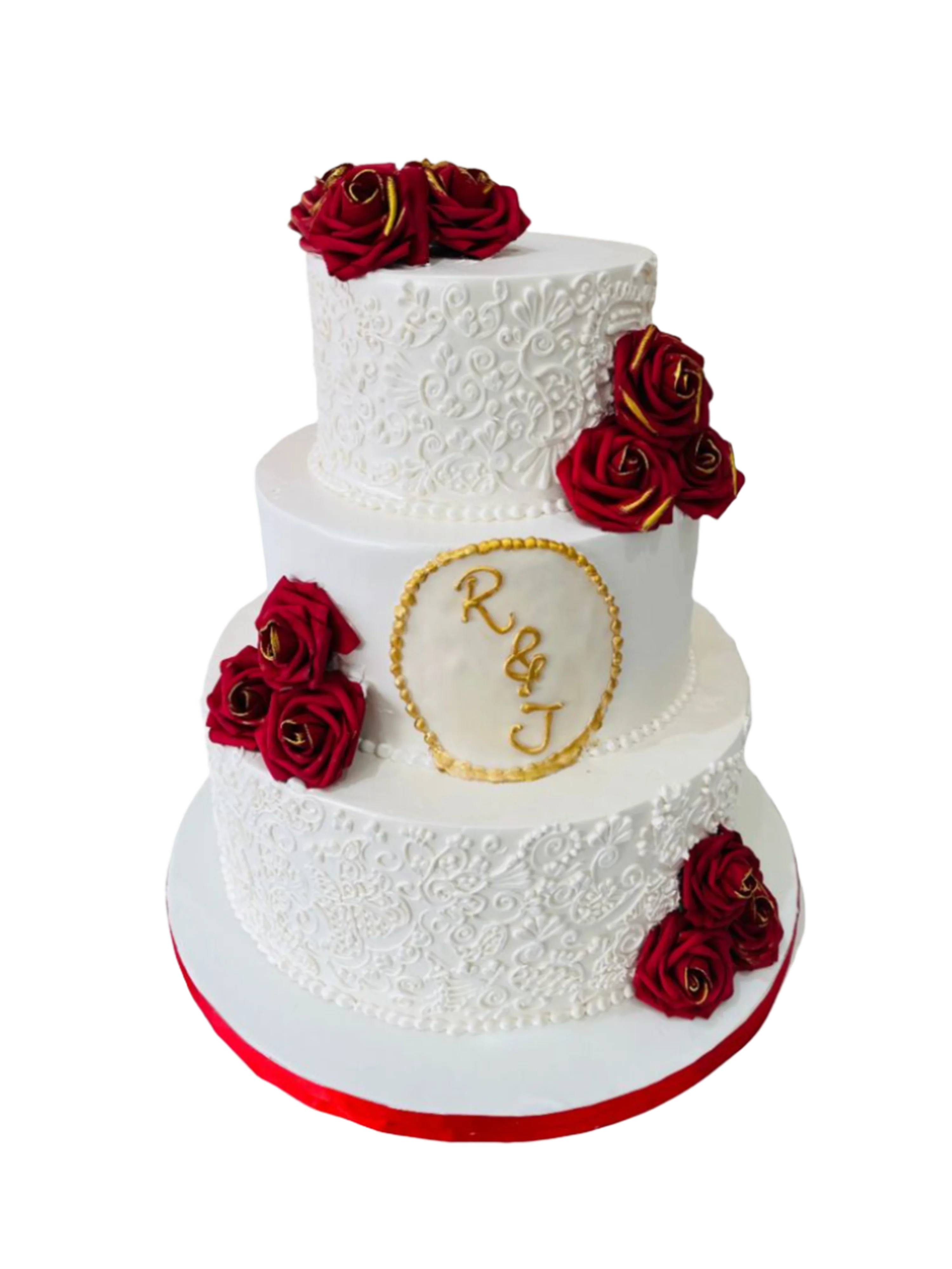 Rose Wedding Cake