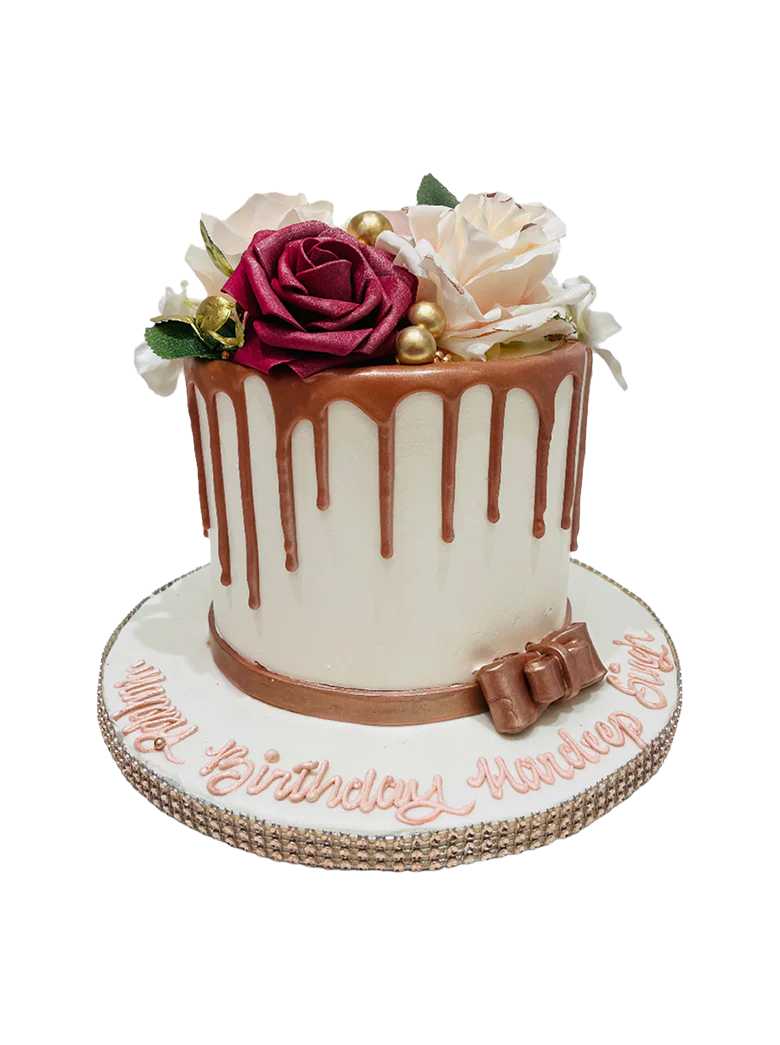 Roses Cream Cake