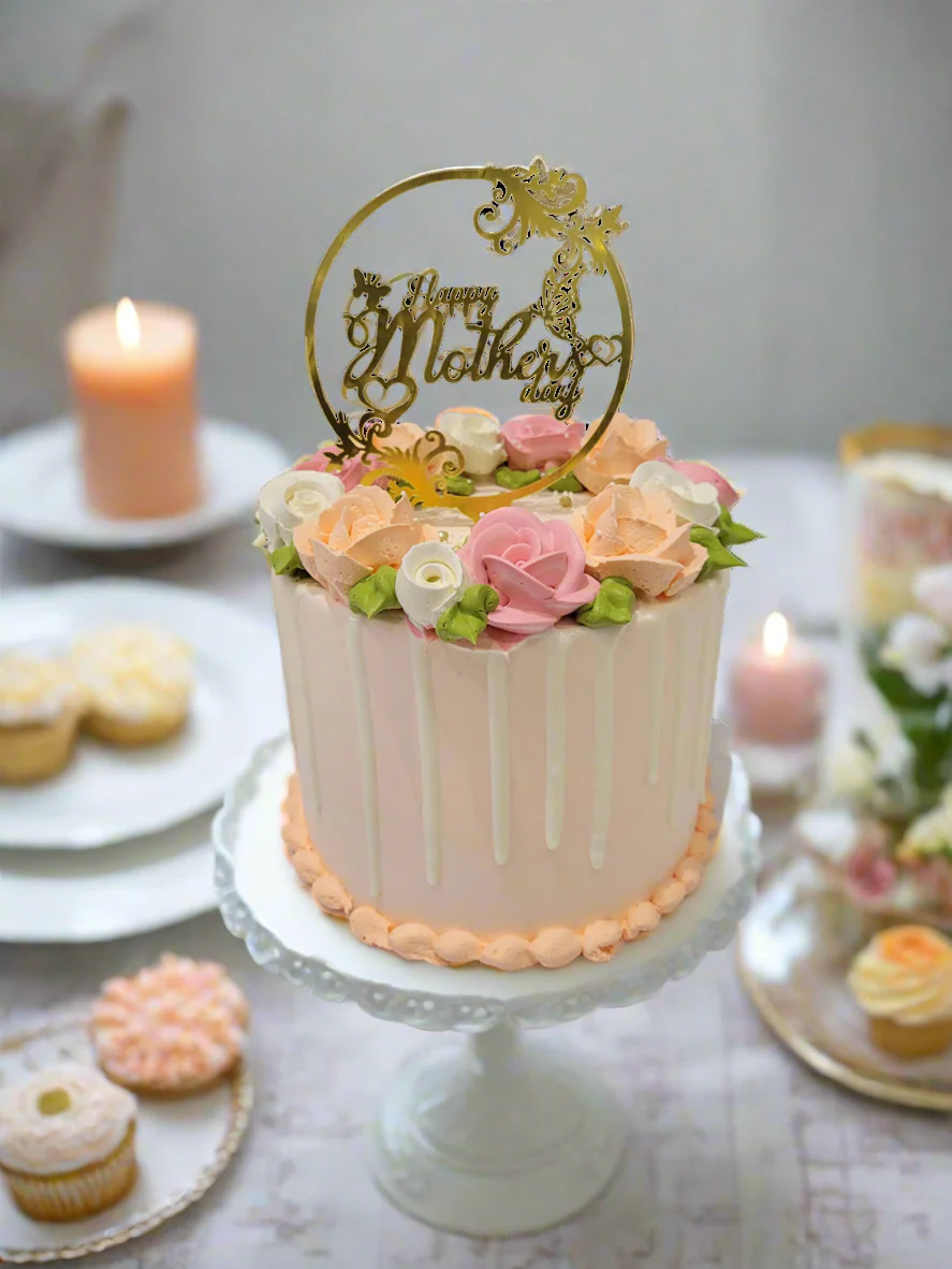 Rosey Mother's Day Cake - Image 2