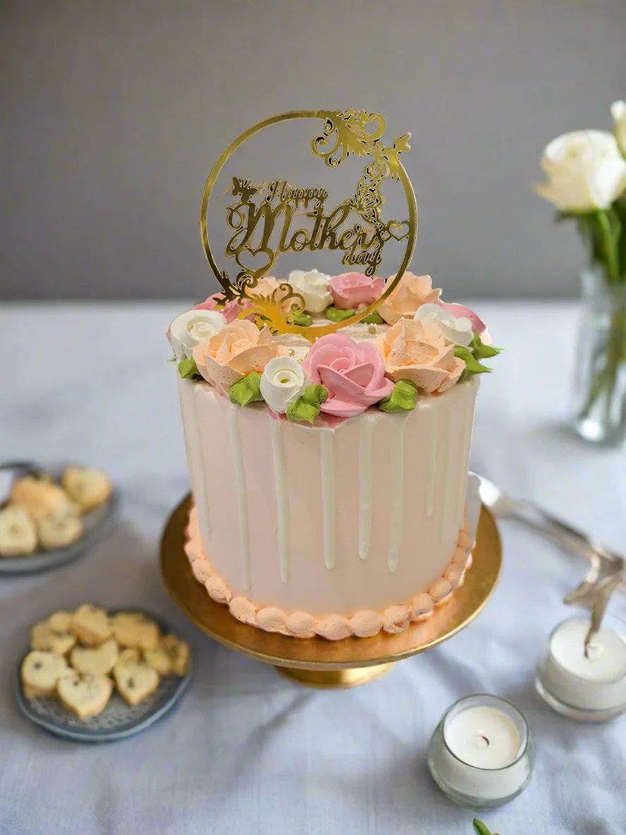 Rosey Mother's Day Cake - Image 3