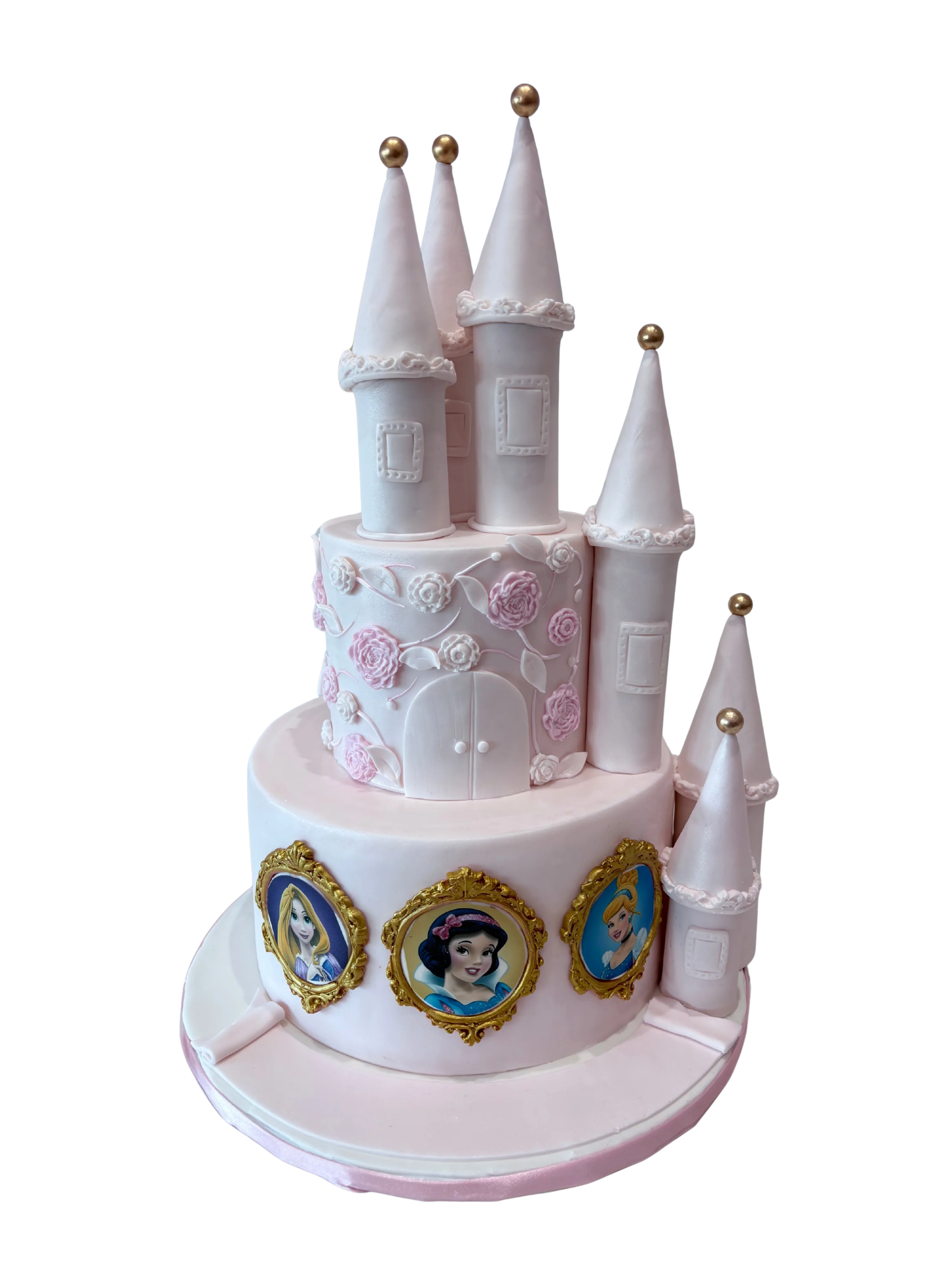 Royal Rose Castle Cake