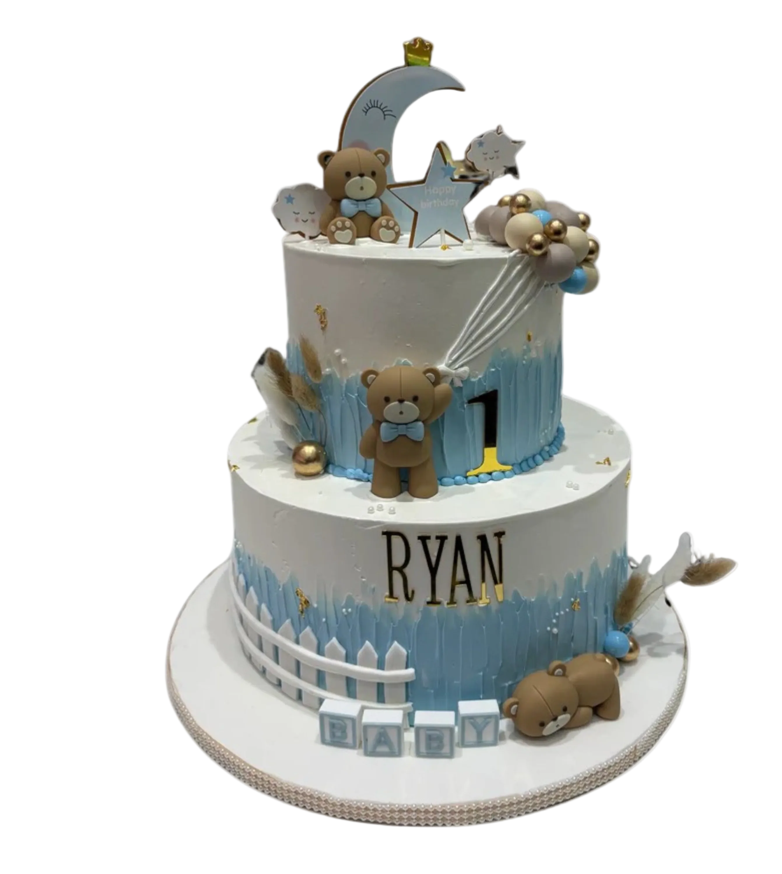 Ryan Teddy Cream Cake