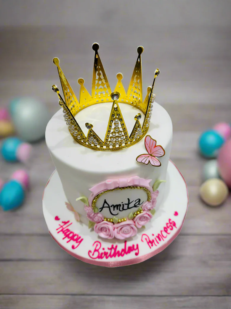 Ryka Fondant Birthday Cake - Image 5