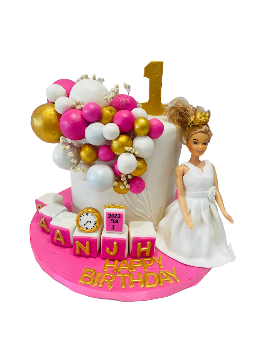 Saanjh Balloon Fondant Cake
