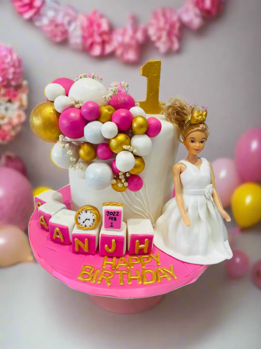 Saanjh Balloon Fondant Cake - Image 4