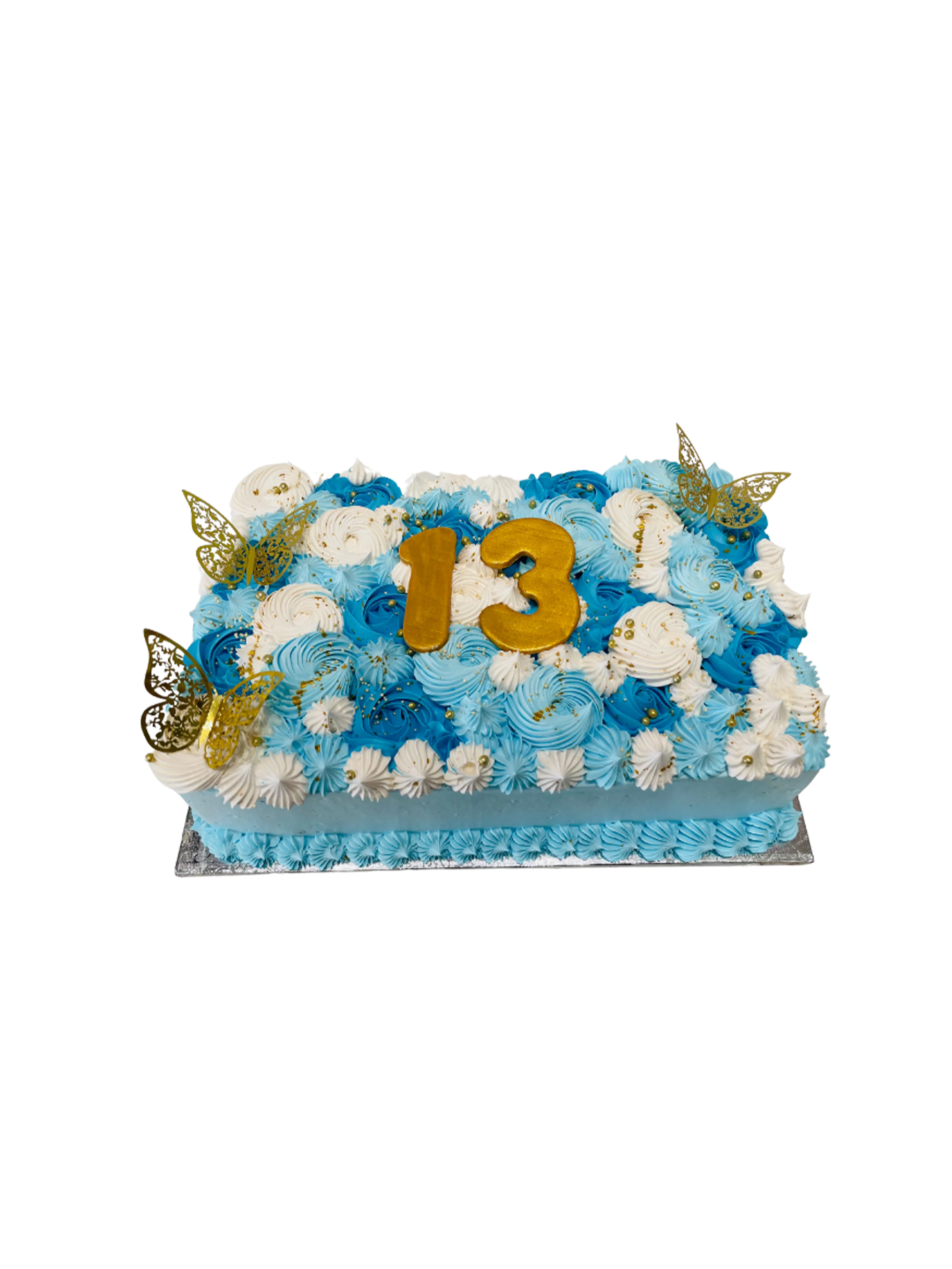 Sage Green Sweet Sixteen Cake - Image 6