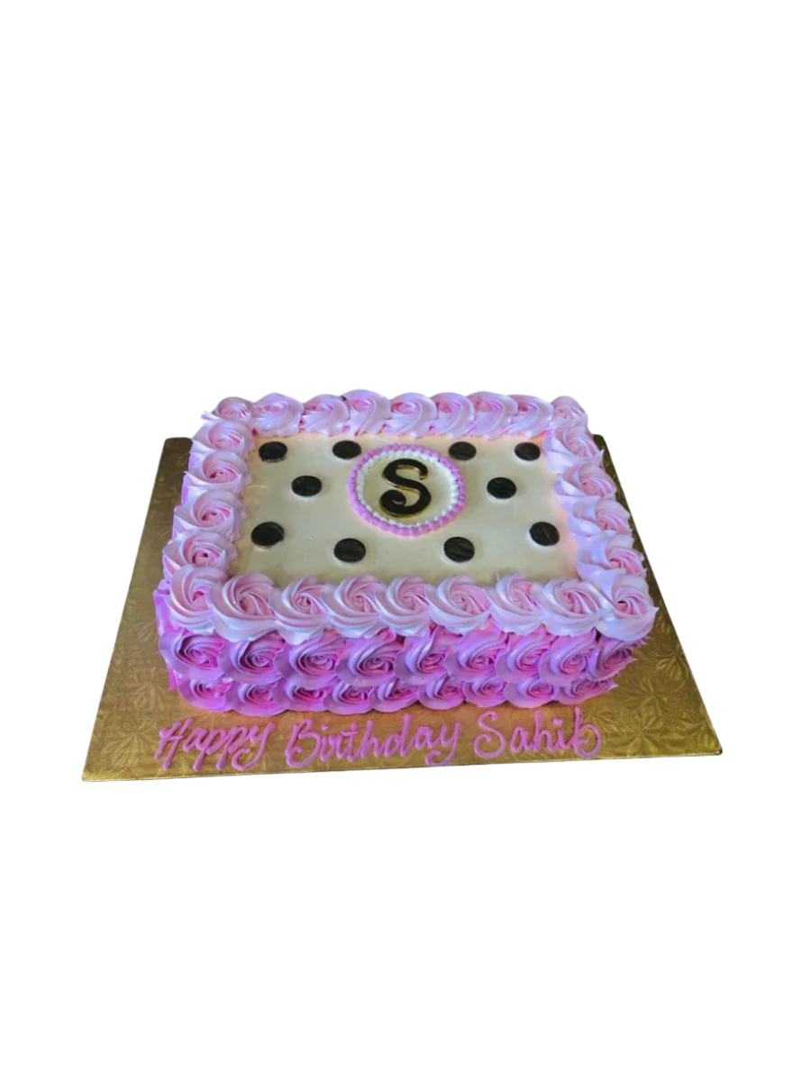 Sahib Rosette Birthday Cake