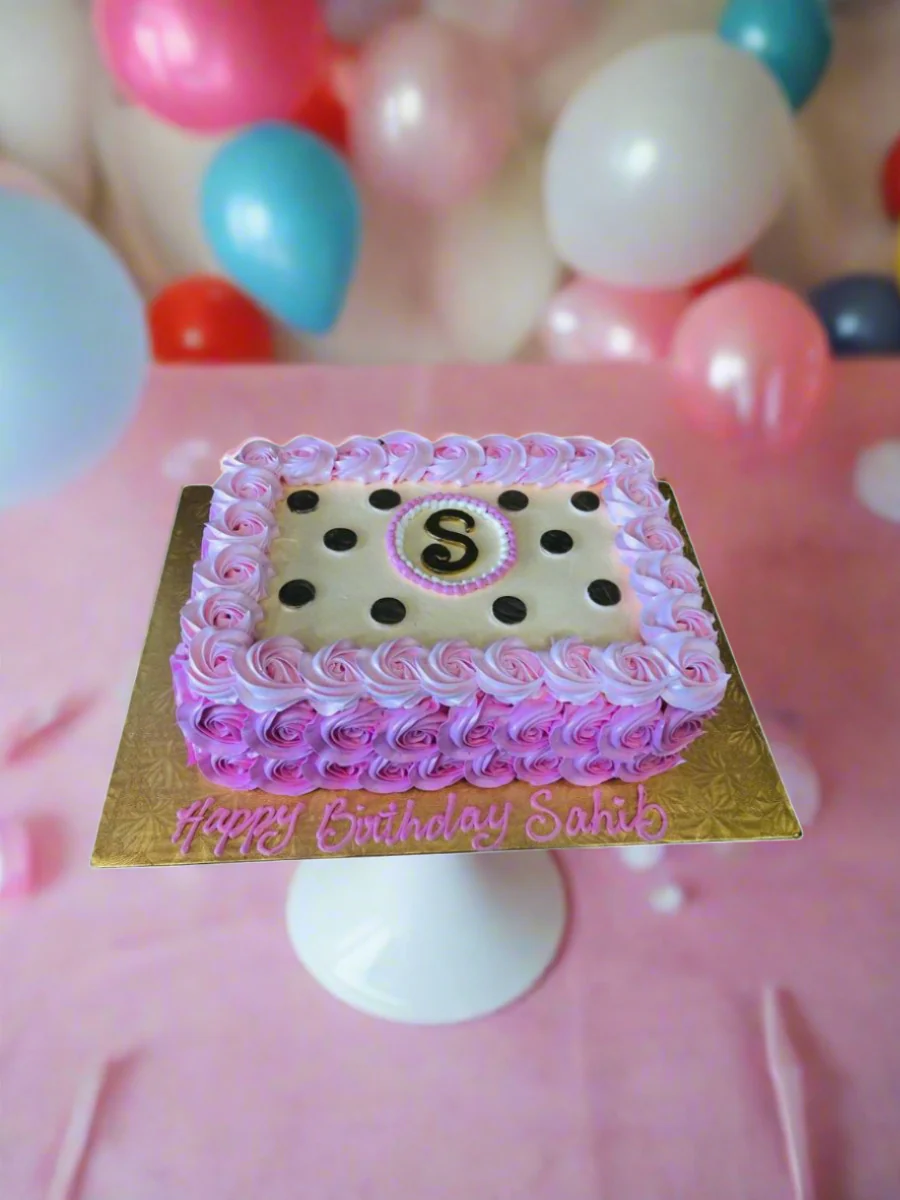 Sahib Rosette Birthday Cake - Image 4