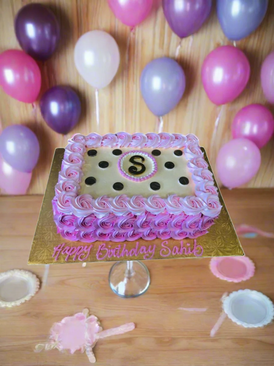 Sahib Rosette Birthday Cake - Image 5