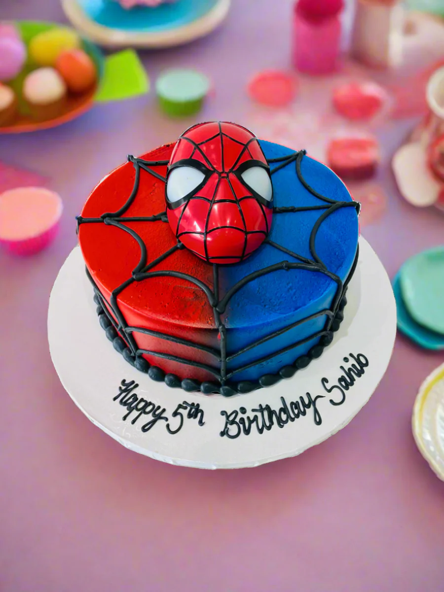Sahib Spiderman Light up Cake - Image 4