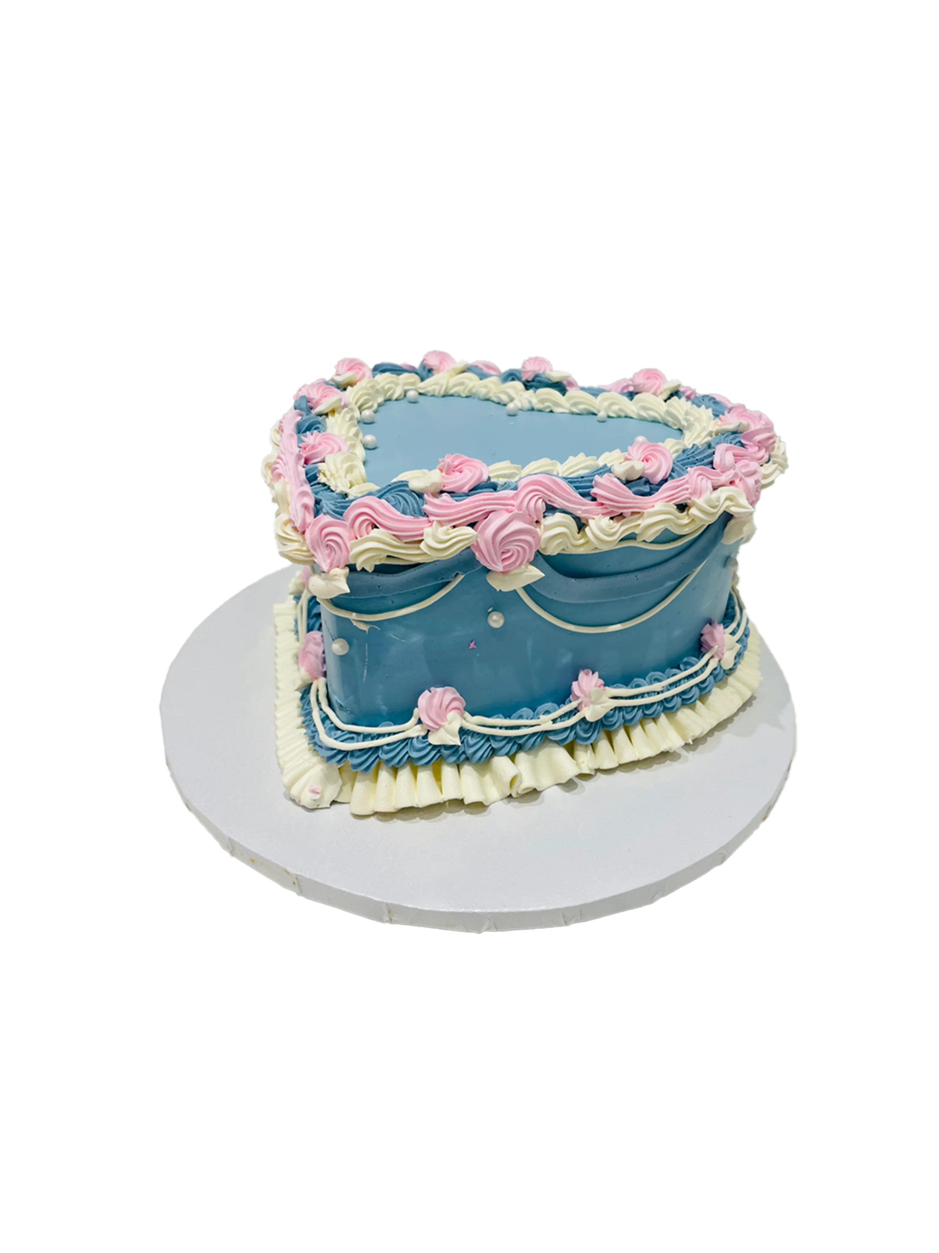 Saisha Vintage Heart Cake - Image 4