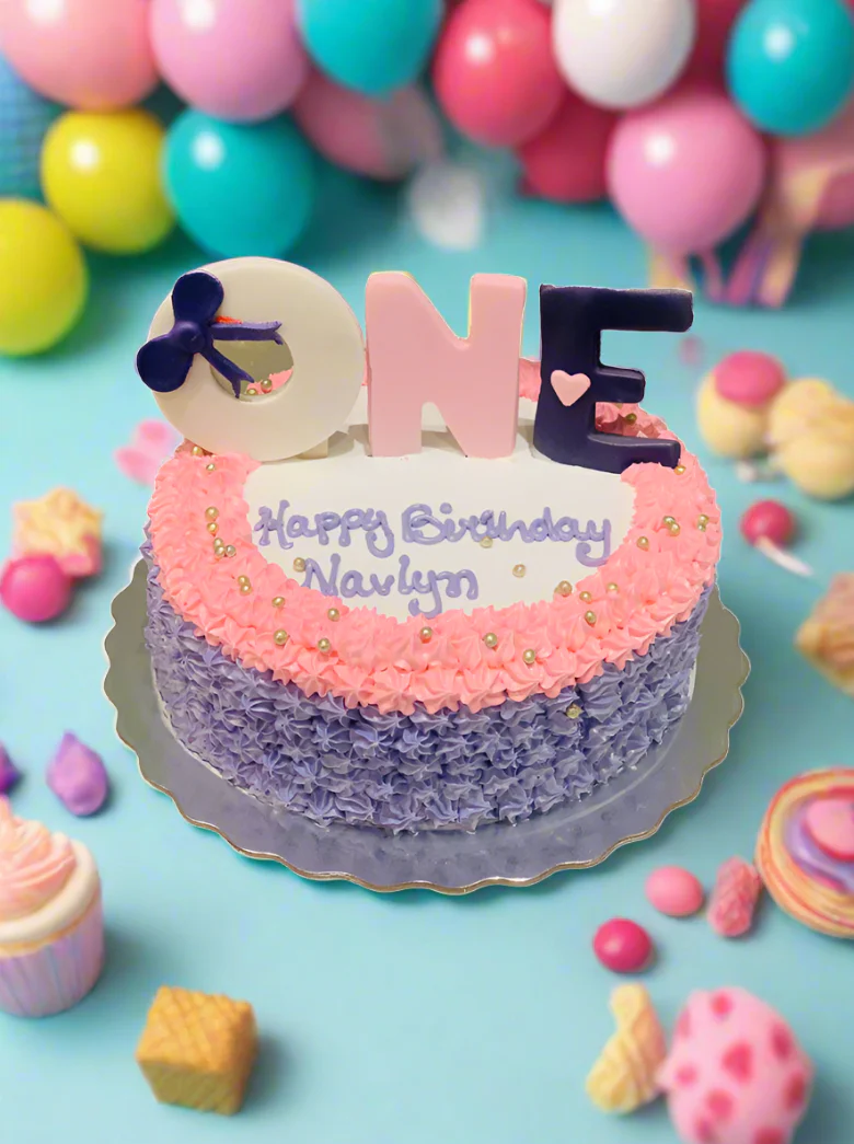 Samar First Birthday Cake - Image 6