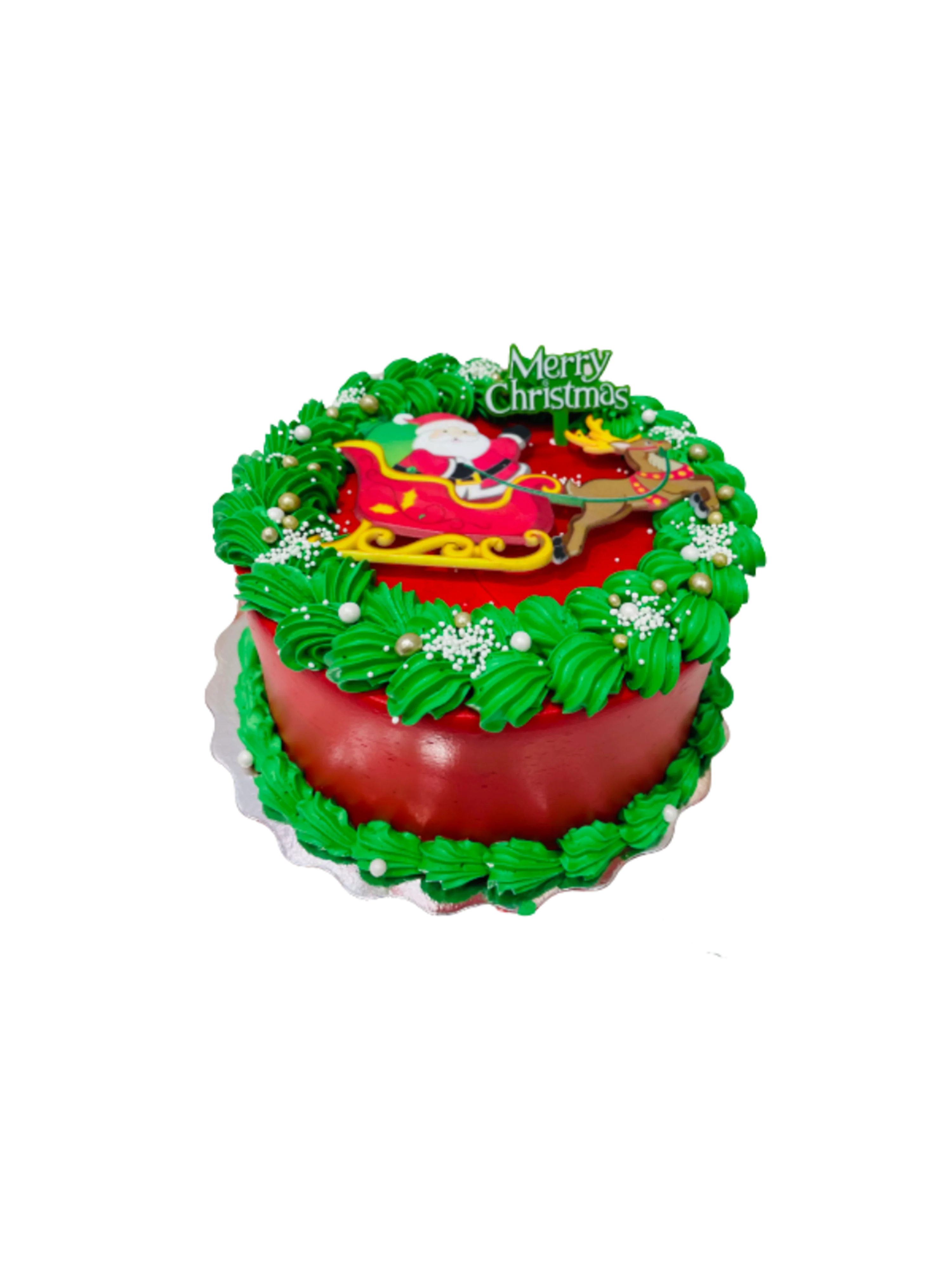 Santa Claus Christmas Cake