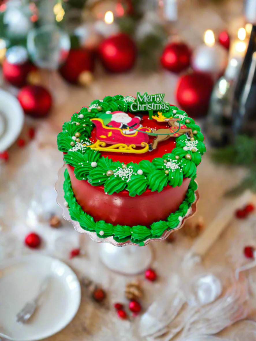 Santa Claus Christmas Cake - Image 2