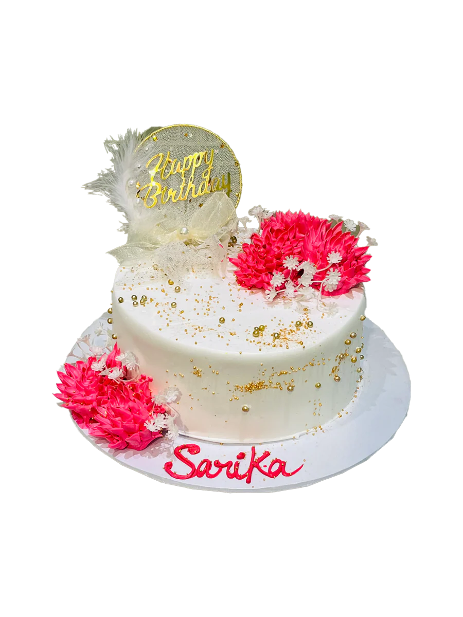 Sarika Floral Birthday Cake