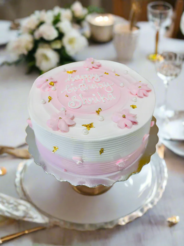 Sarika Pink Blossom Cake - Image 4