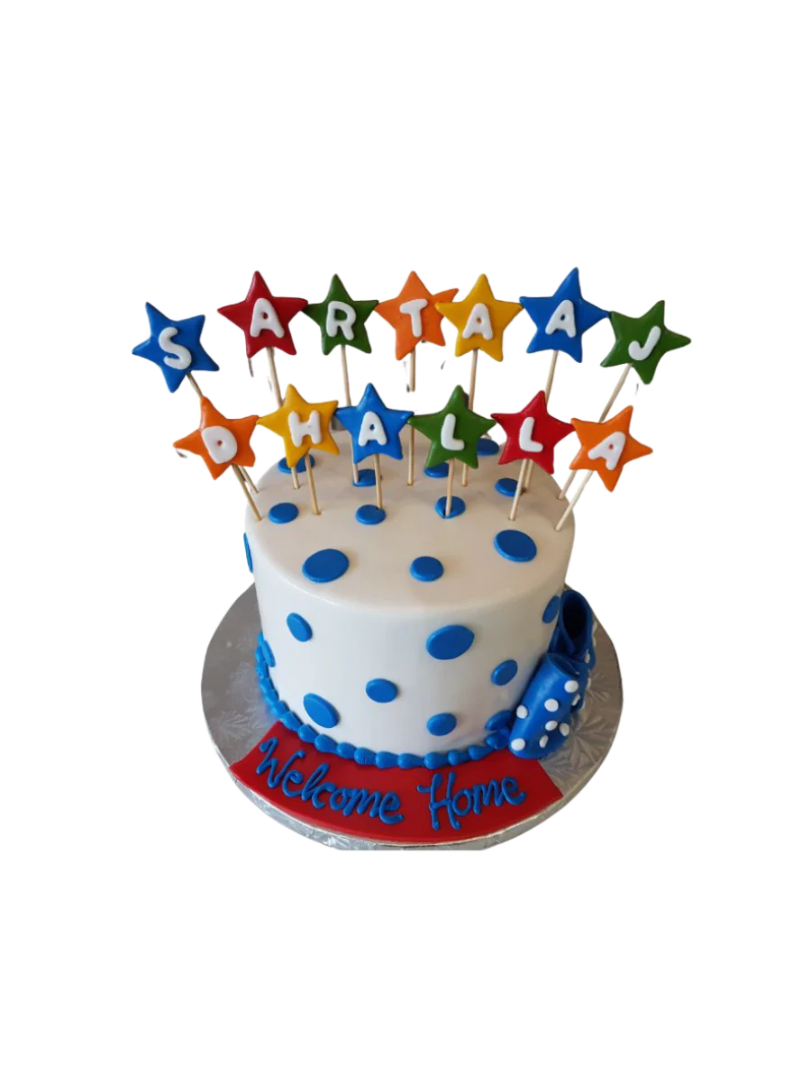 Sartaaj Star Fondant Cake