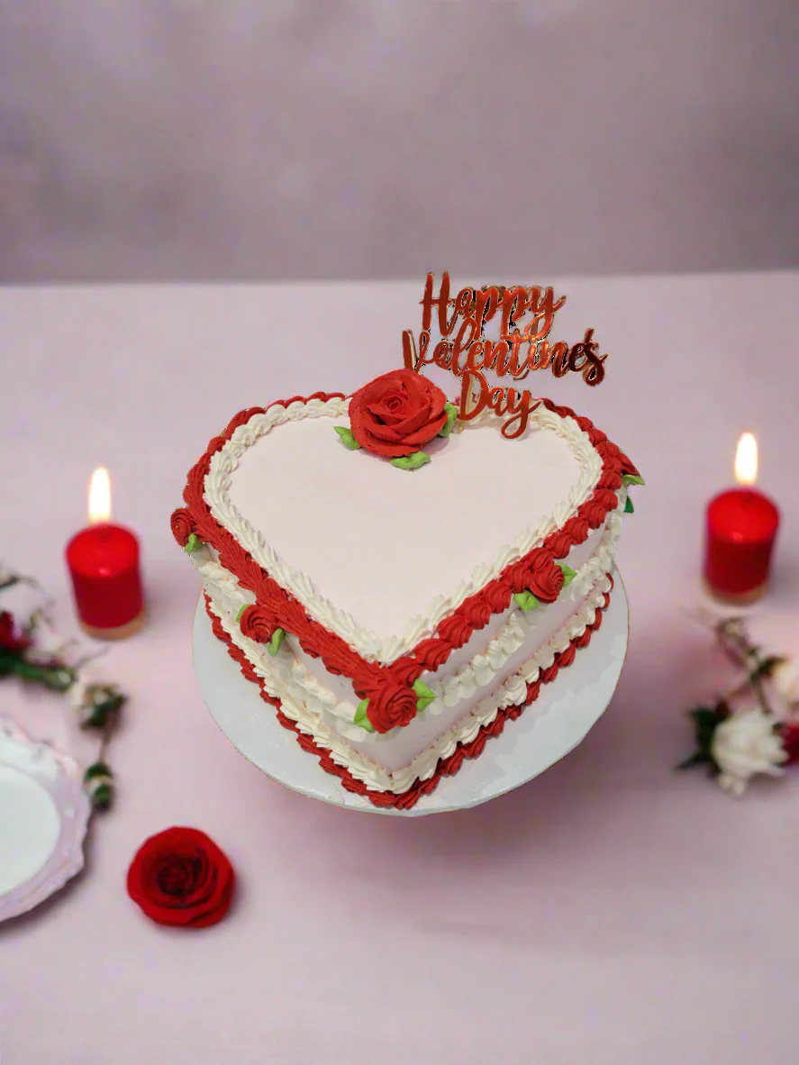 Scarlett Valentine Heart Cake - Image 2