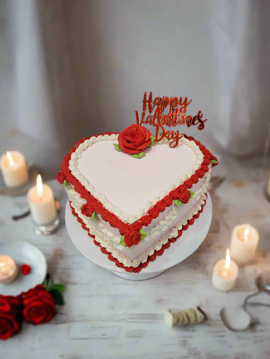 Scarlett Valentine Heart Cake - Image 3