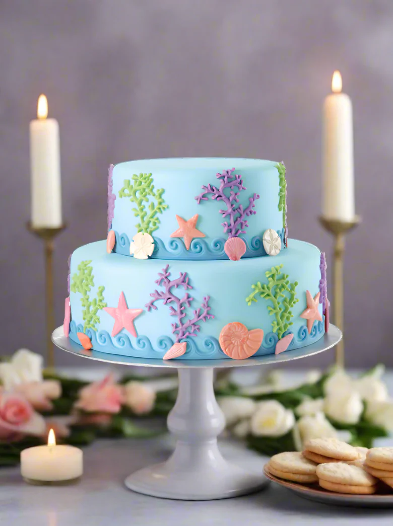 Sea Life All Around Tiered Cake - Image 4