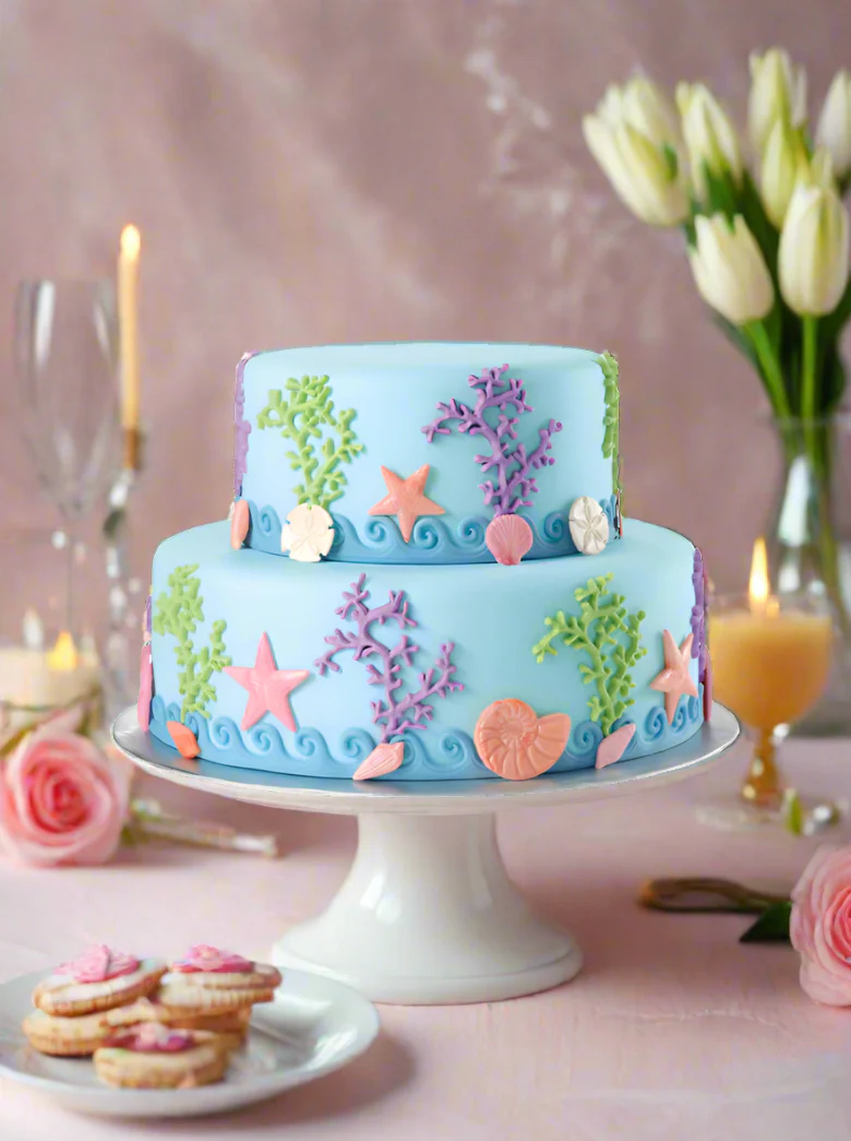 Sea Life All Around Tiered Cake - Image 5