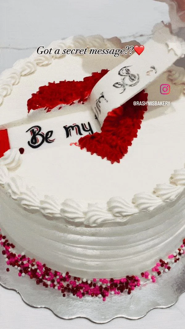 Secret Message Reveal Cake - Image 3