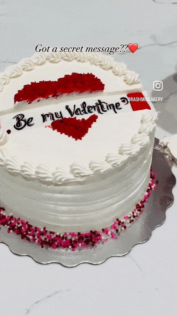 Secret Message Reveal Cake - Image 6