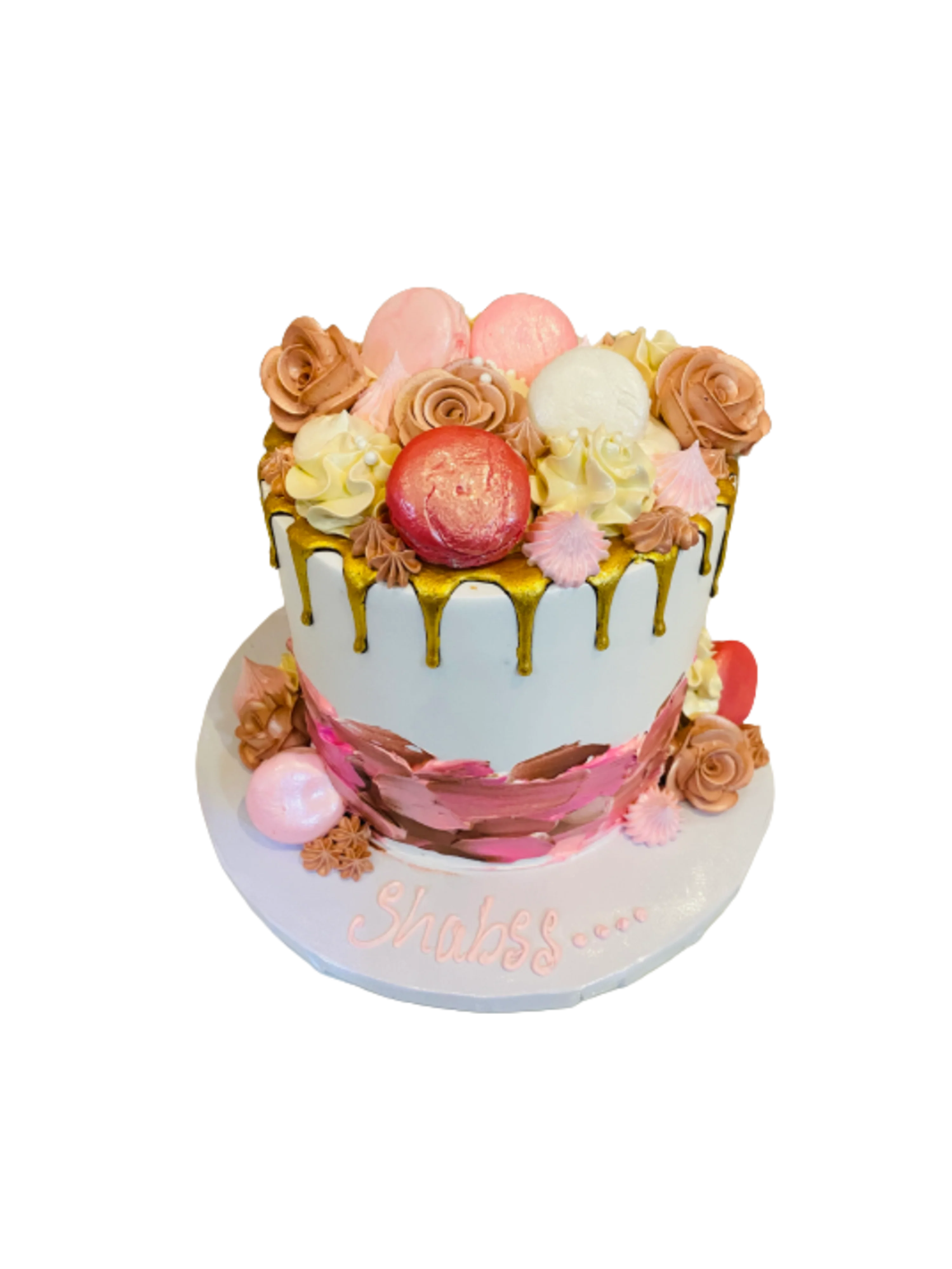 Shabss Macaron Cream Cake
