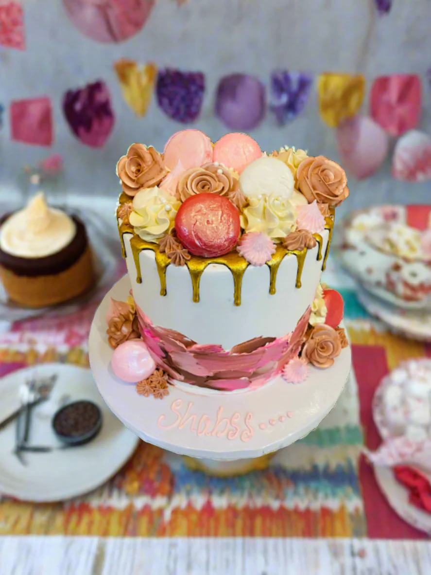 Shabss Macaron Cream Cake - Image 2