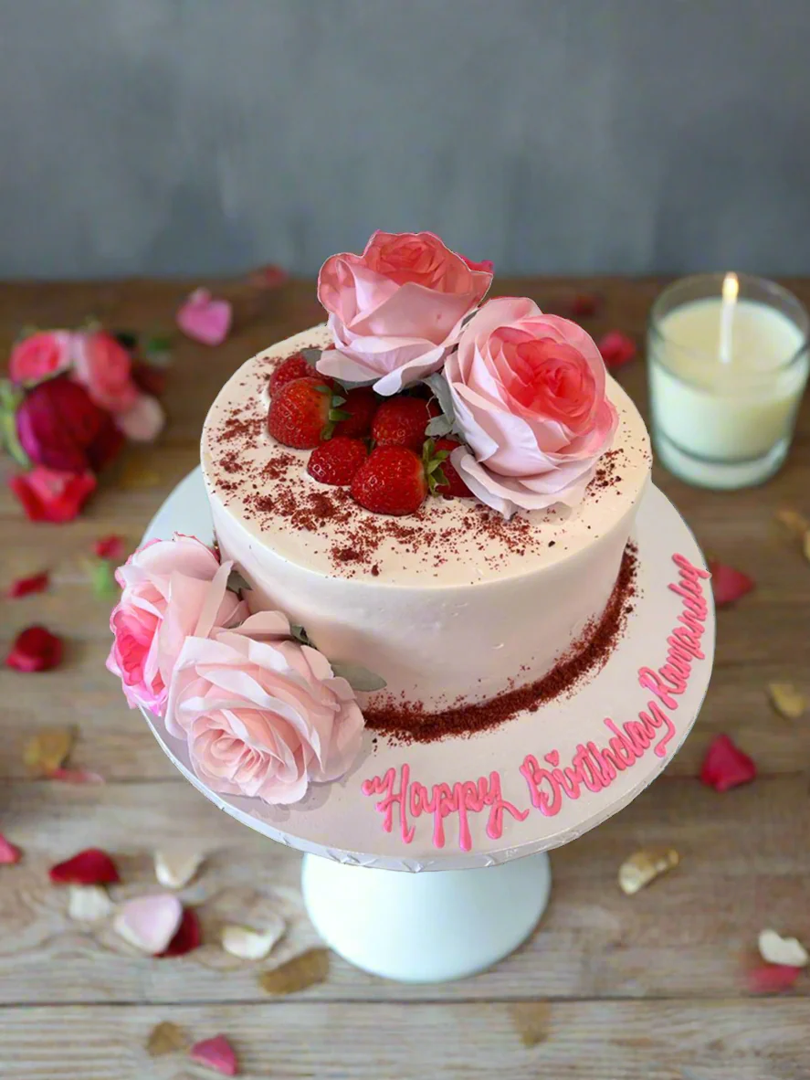 Shanaaya Strawberry Cream Cake - Image 2