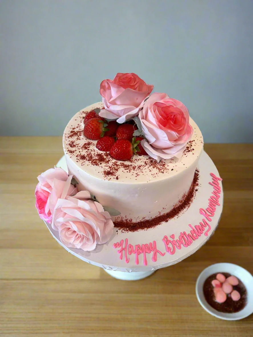Shanaaya Strawberry Cream Cake - Image 3
