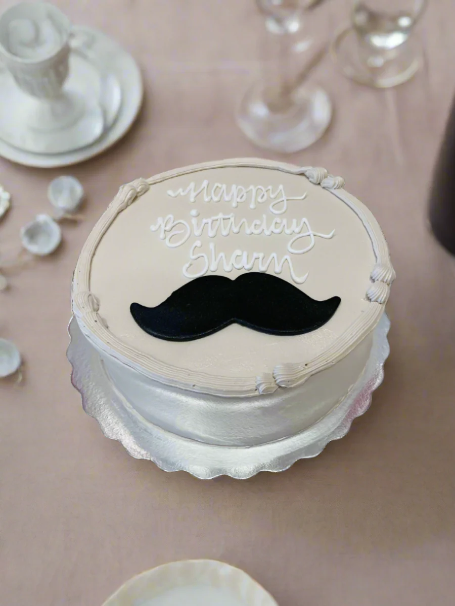 Sharn Moustache Cake - Image 6