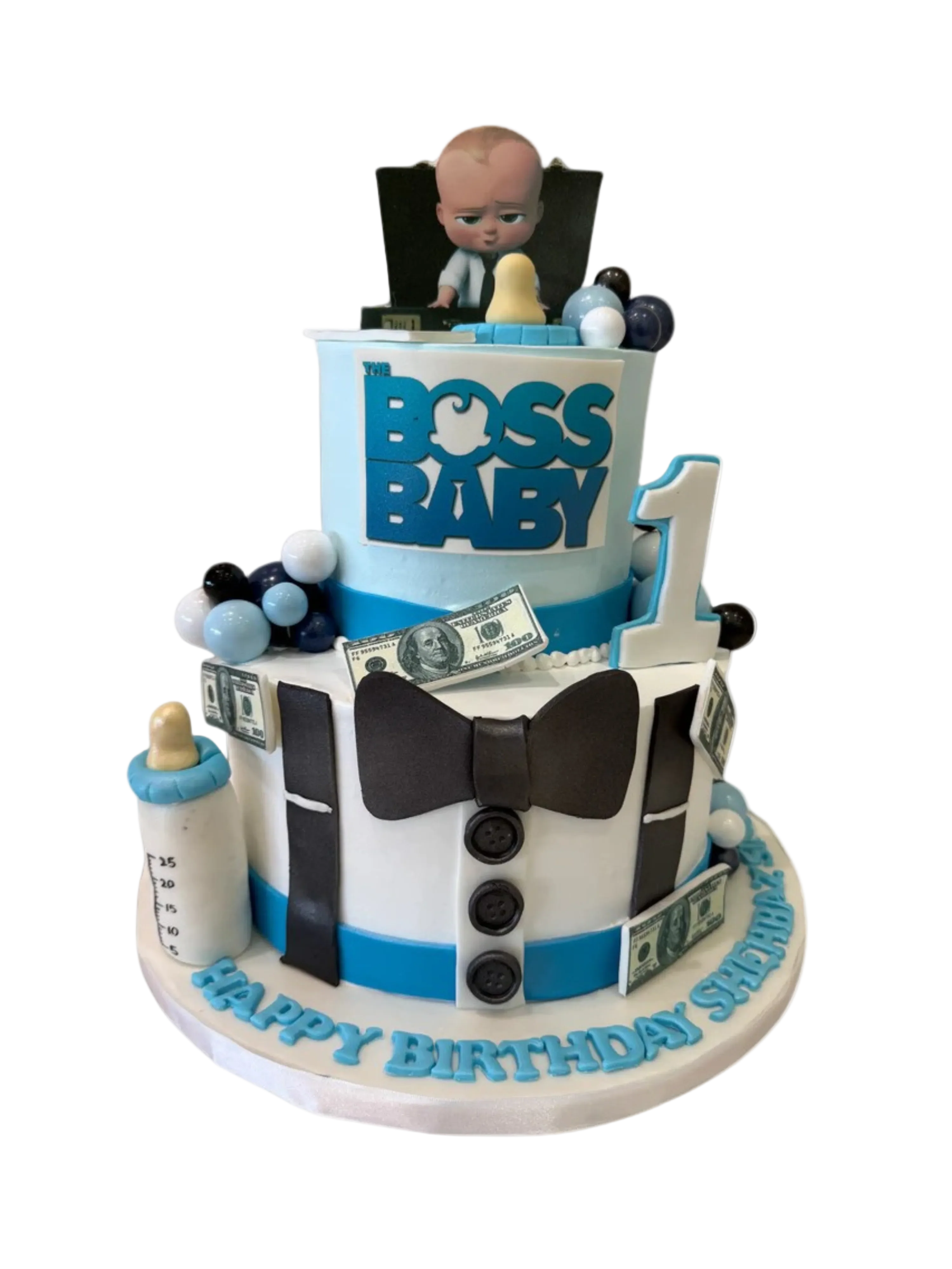 Shehbaaz Boss Baby Cream Cake