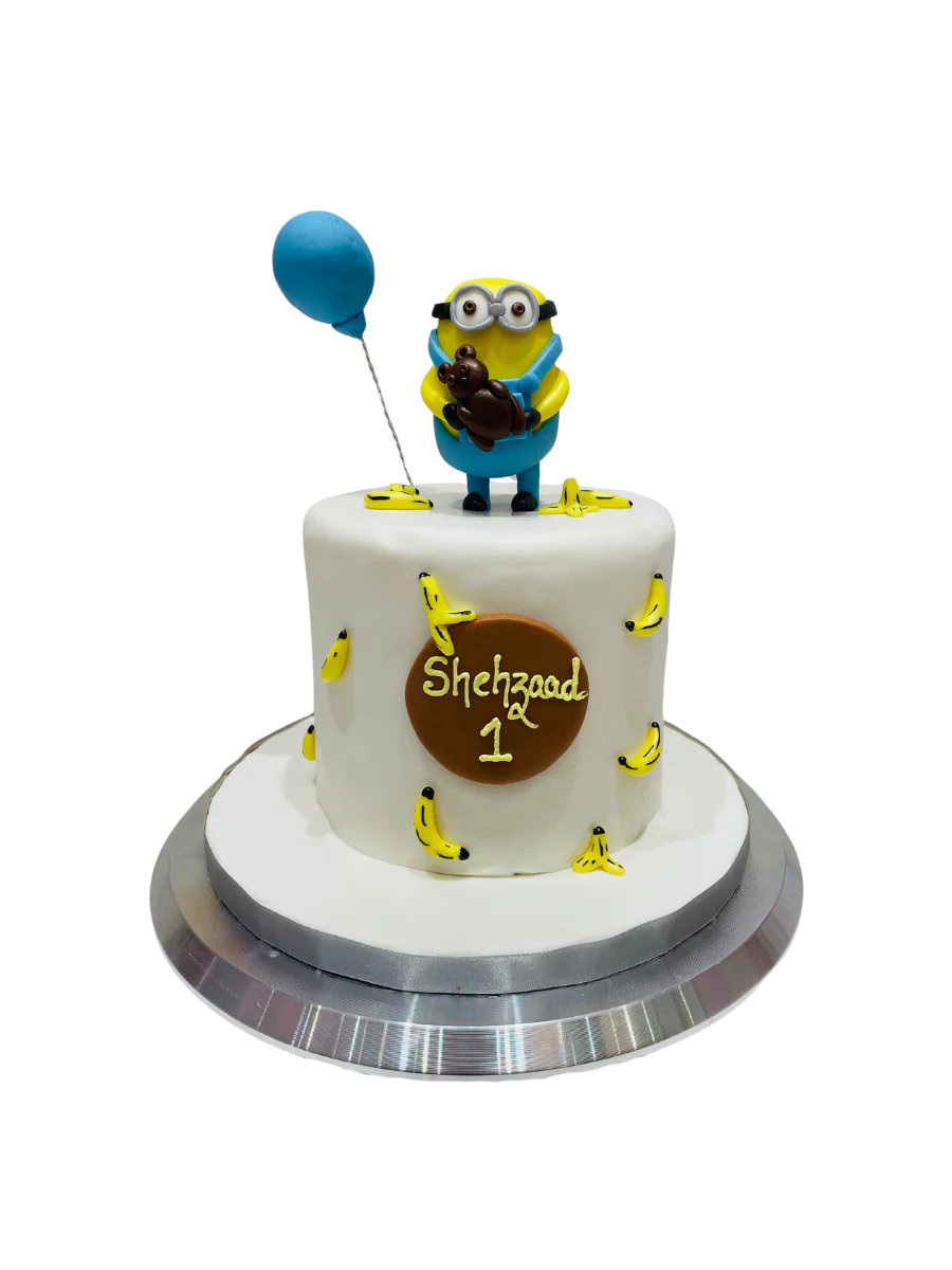 Shehzaad Minion Fondant Cake