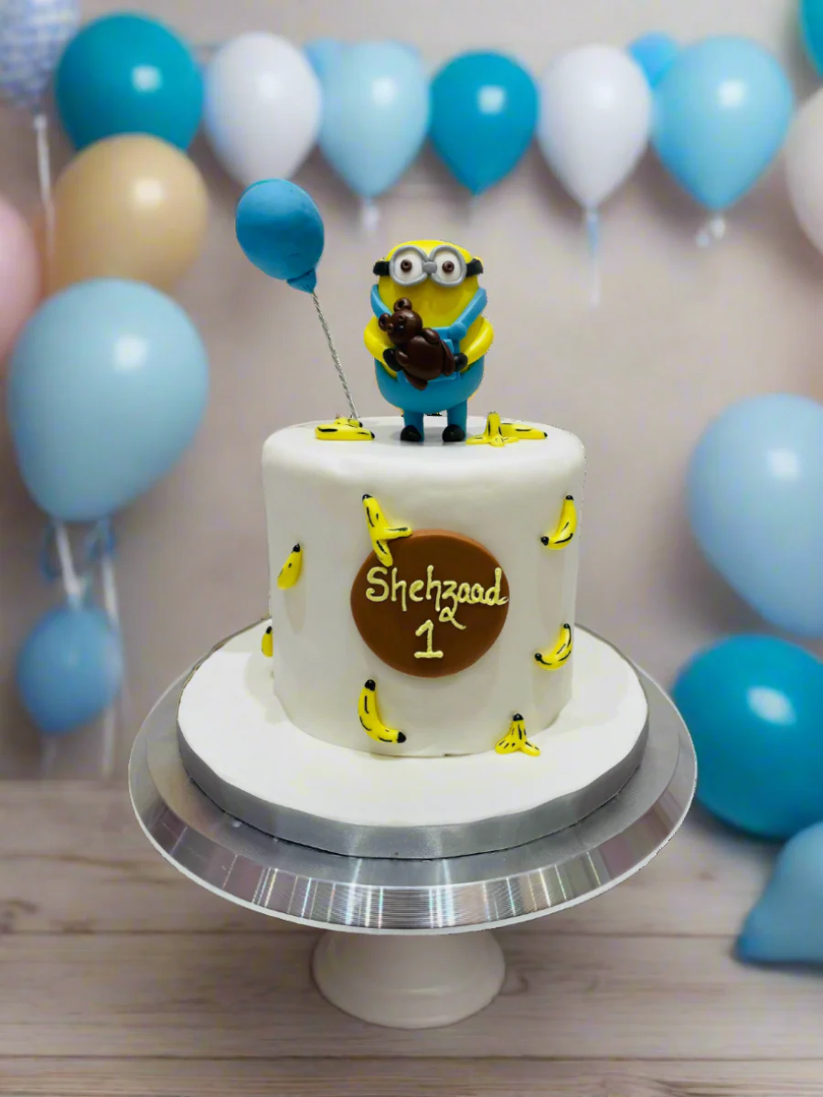 Shehzaad Minion Fondant Cake - Image 6