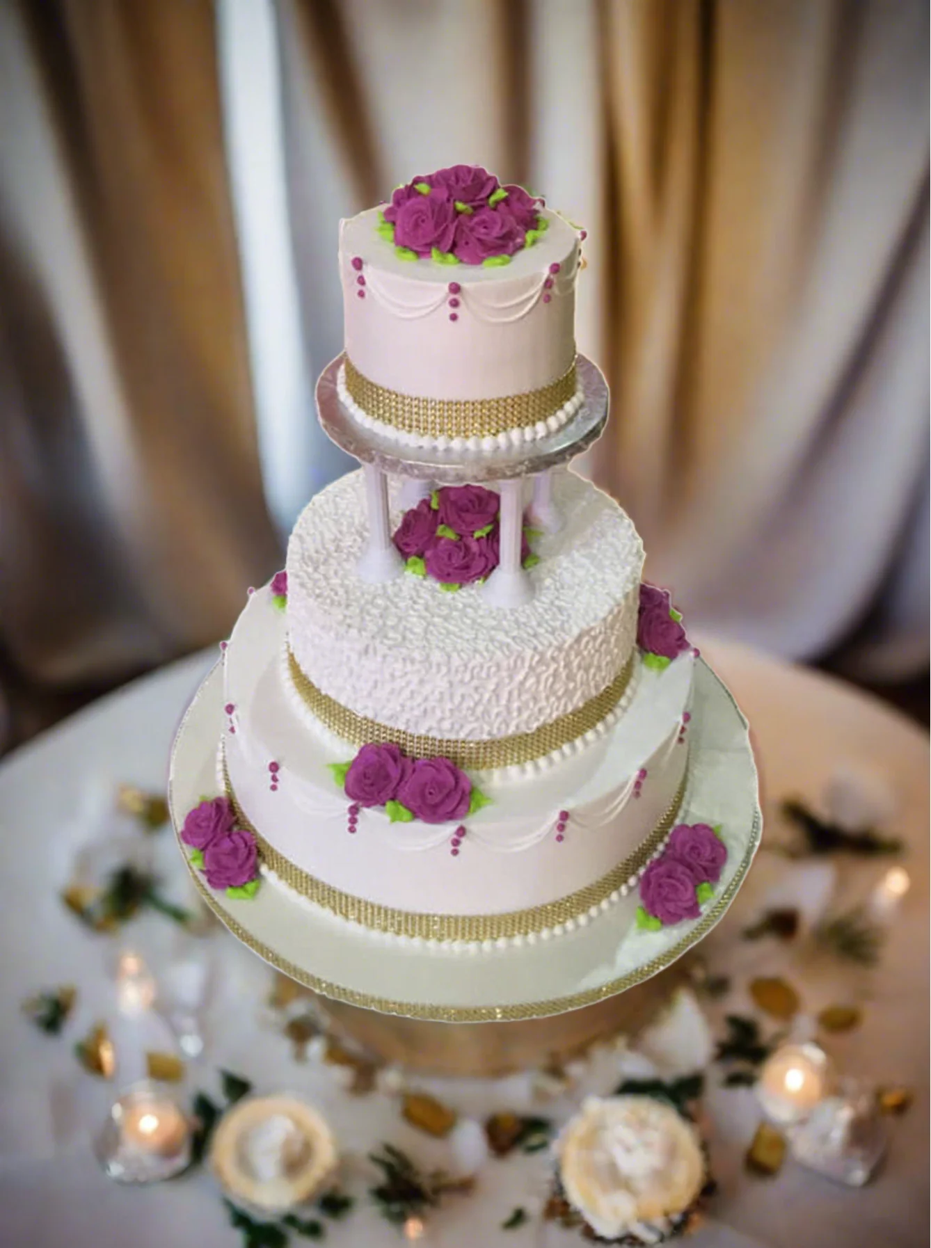 Shining Star Wedding Cake - Image 3