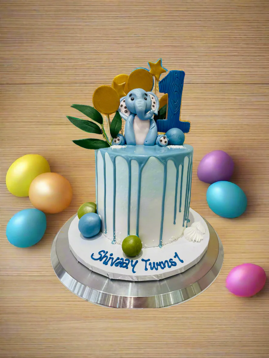 Shivaay First Birthday Cake - Image 3