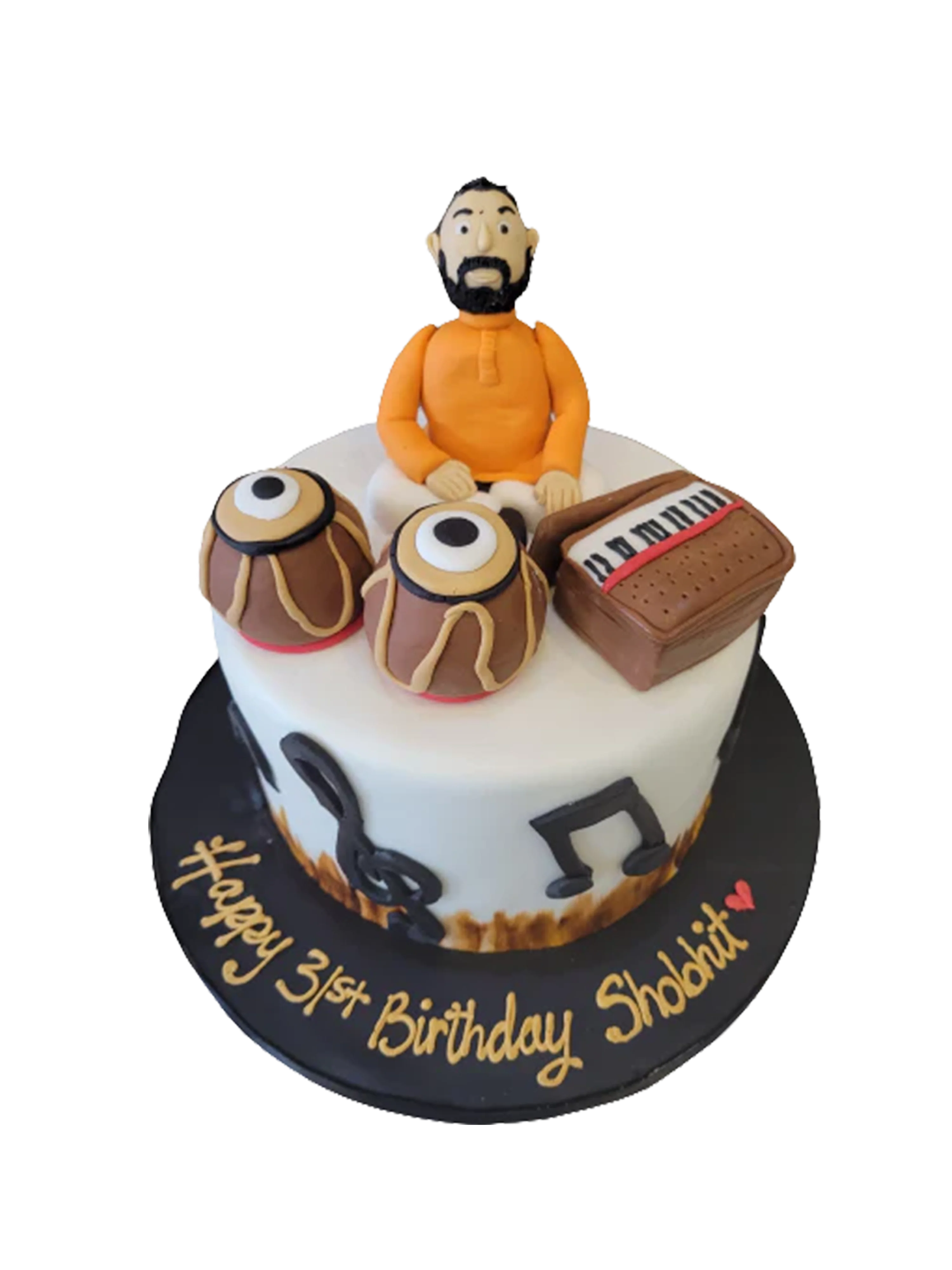 Shobhit Music Fondant Cake
