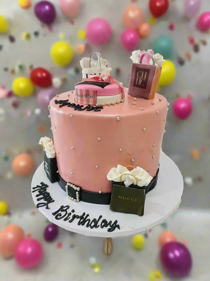Shopping Freak Fondant Cake - Image 2