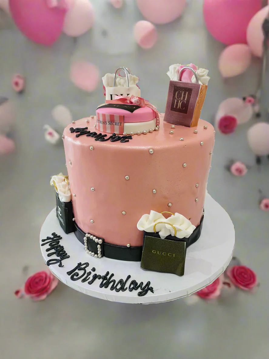 Shopping Freak Fondant Cake - Image 3