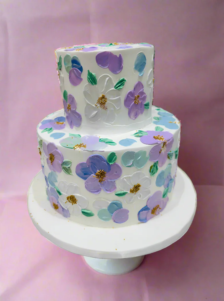 Shreya Floral Tiered Cake - Image 2