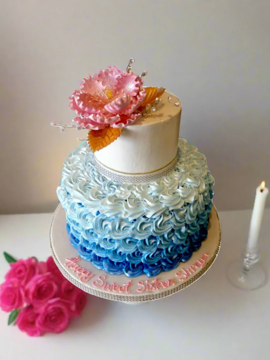 Shreya Rosette Cake - Image 4