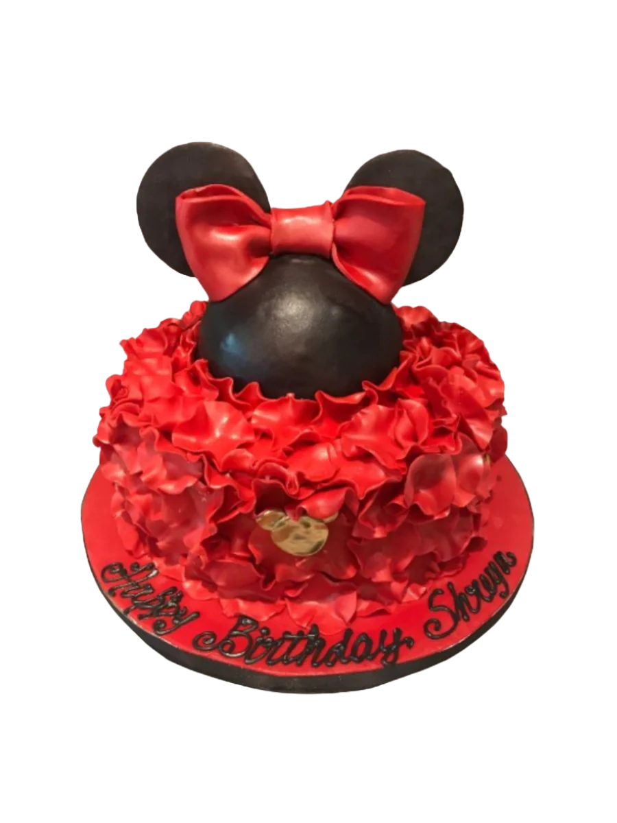 Shreya Ruffle Fondant Cake