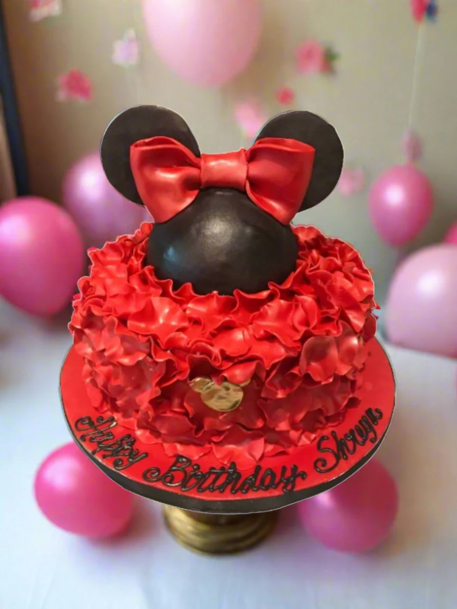 Shreya Ruffle Fondant Cake - Image 2