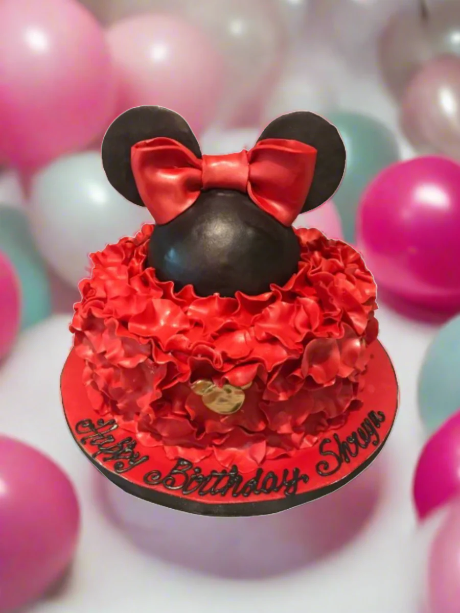 Shreya Ruffle Fondant Cake - Image 3